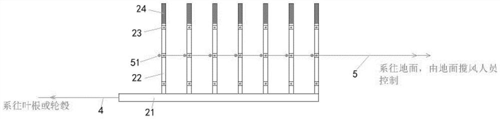 Wind power blade turbulence device and method