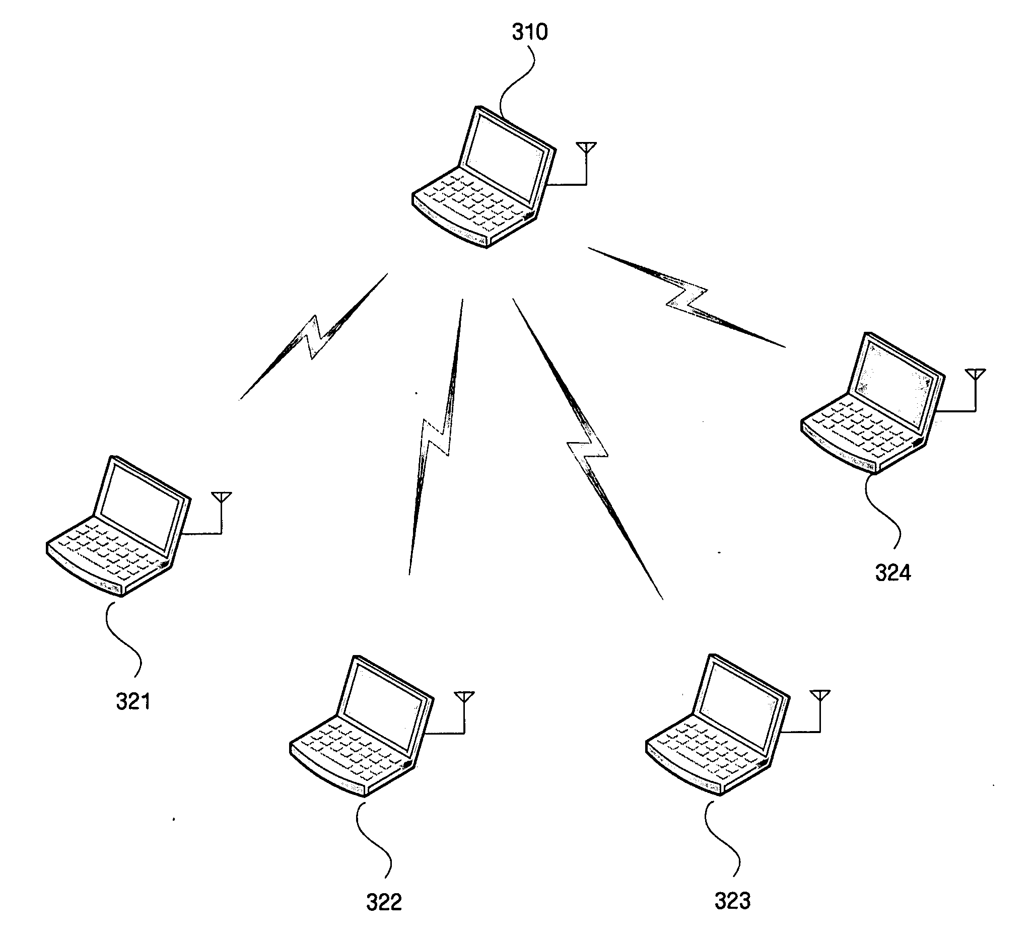 Wireless network system and method of transmitting/receiving data in wireless network