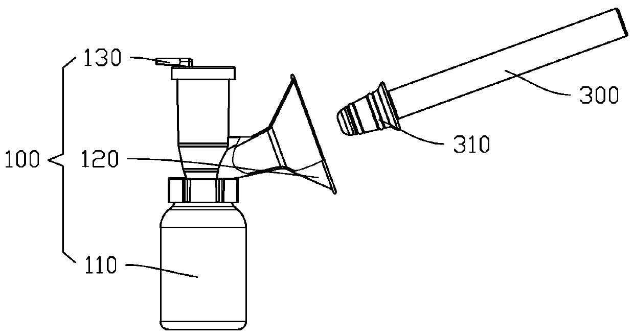 Breast pump negative pressure test assembly and method