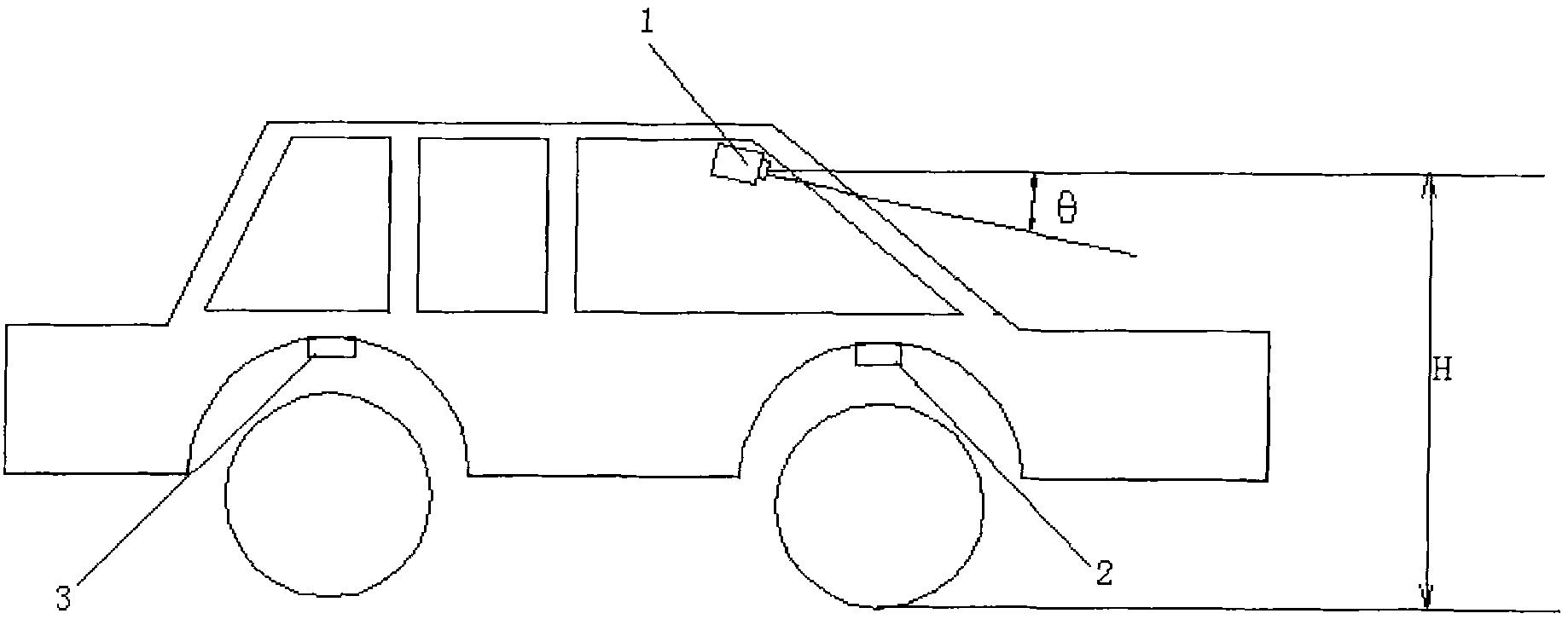 Measuring device and method of road mark
