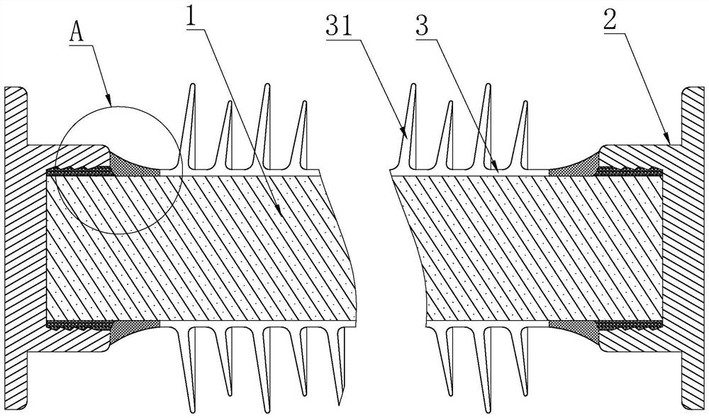 Preparation method of pillar porcelain core composite insulator