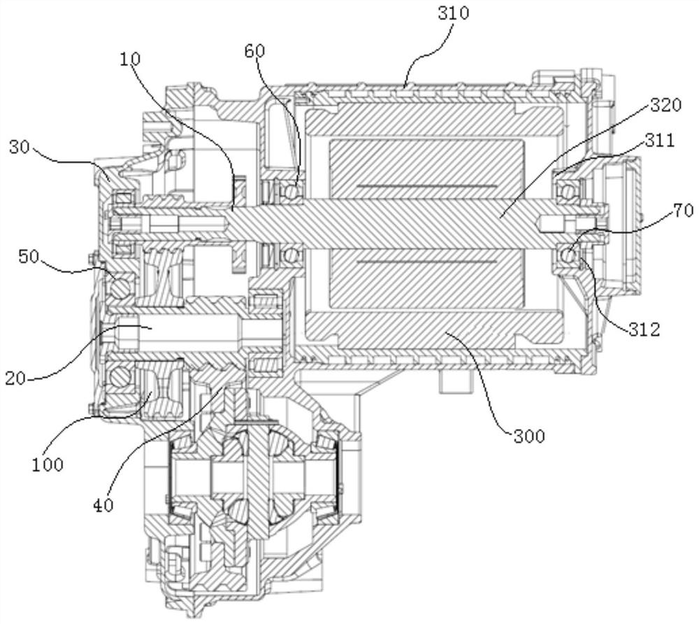 Power assembly and electric vehicle with same