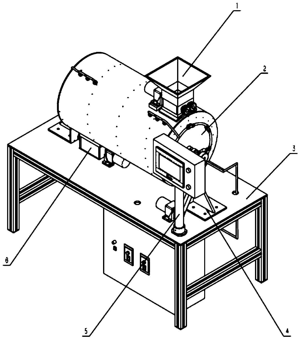 Cotton fiber opening device