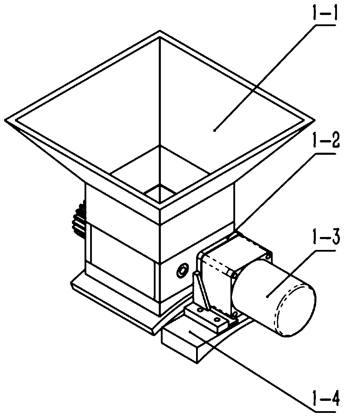 Cotton fiber opening device