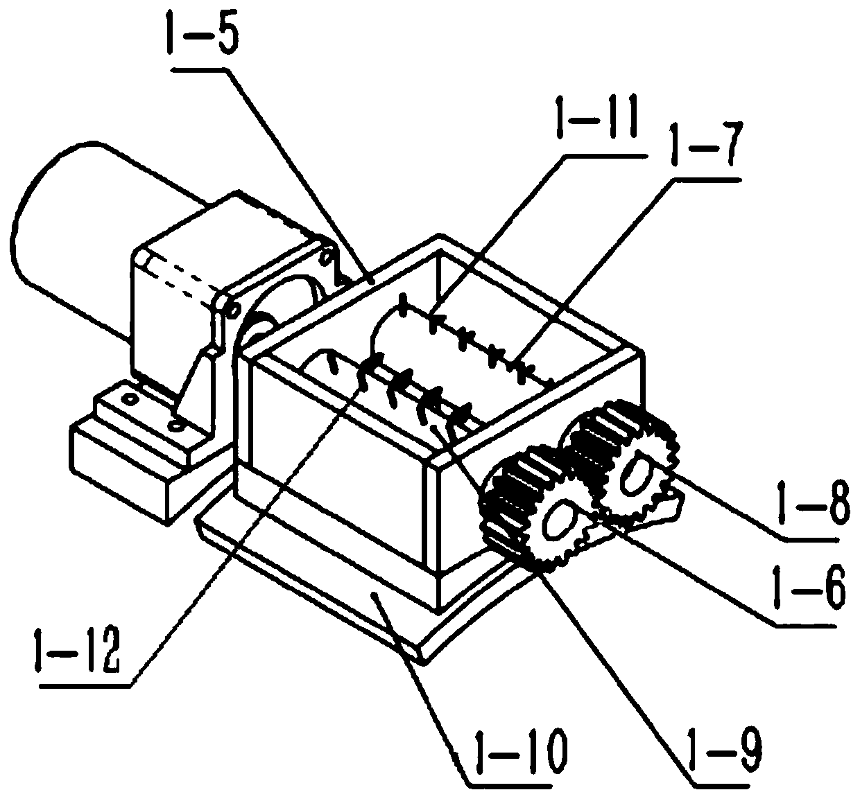 Cotton fiber opening device