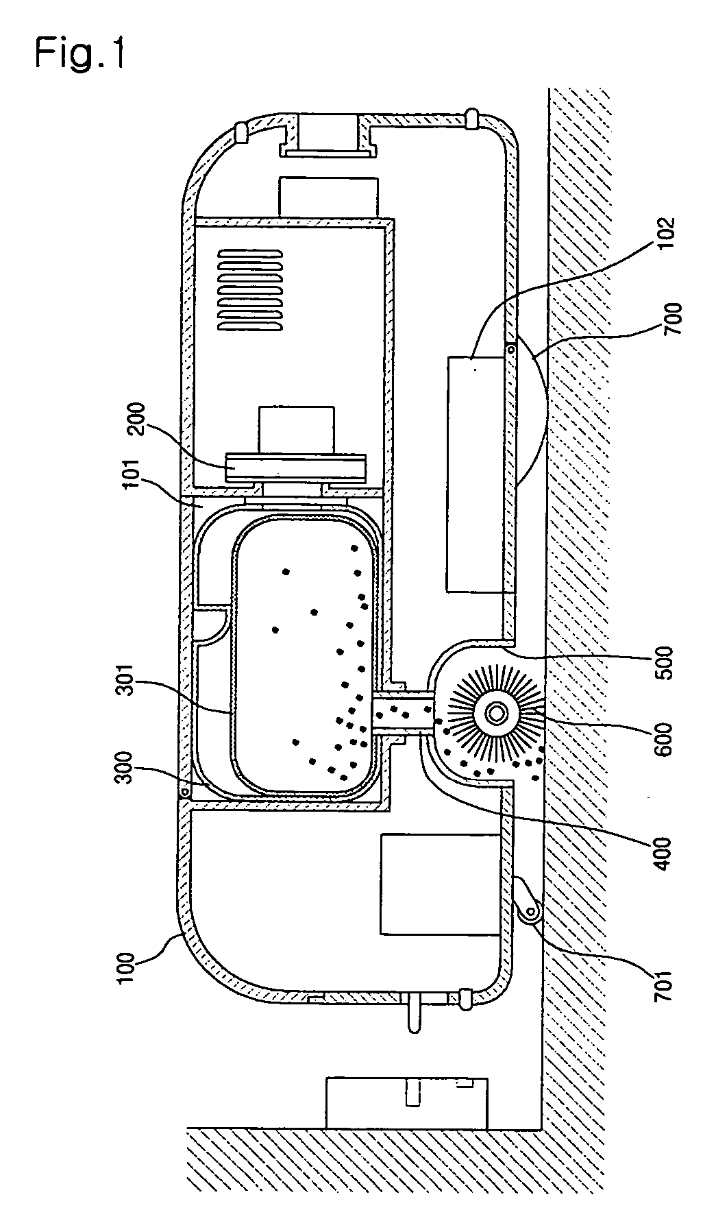 Automatic cleaning device
