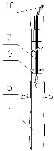 Fish catching device with long-handle structure