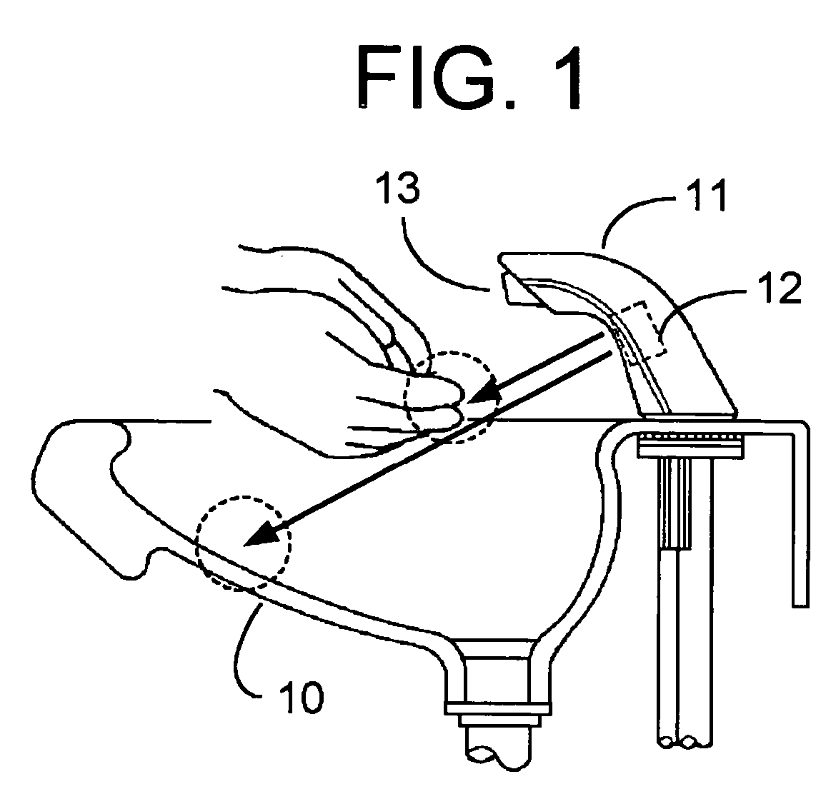Automatic faucet control device and control method