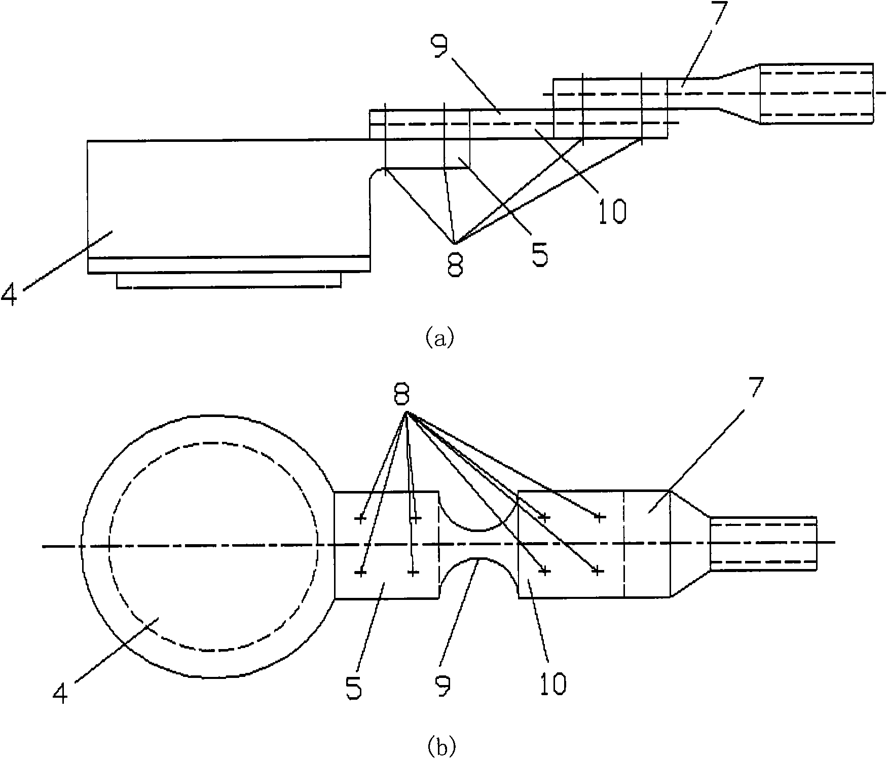 Earthquake-proof safety connecting device of flexible bus connecting device of transformer station