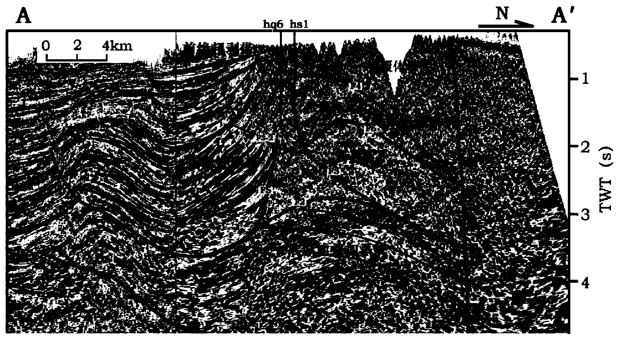 Comprehensive modeling method of complicated mountain front tectonic zone and established geologic structure model