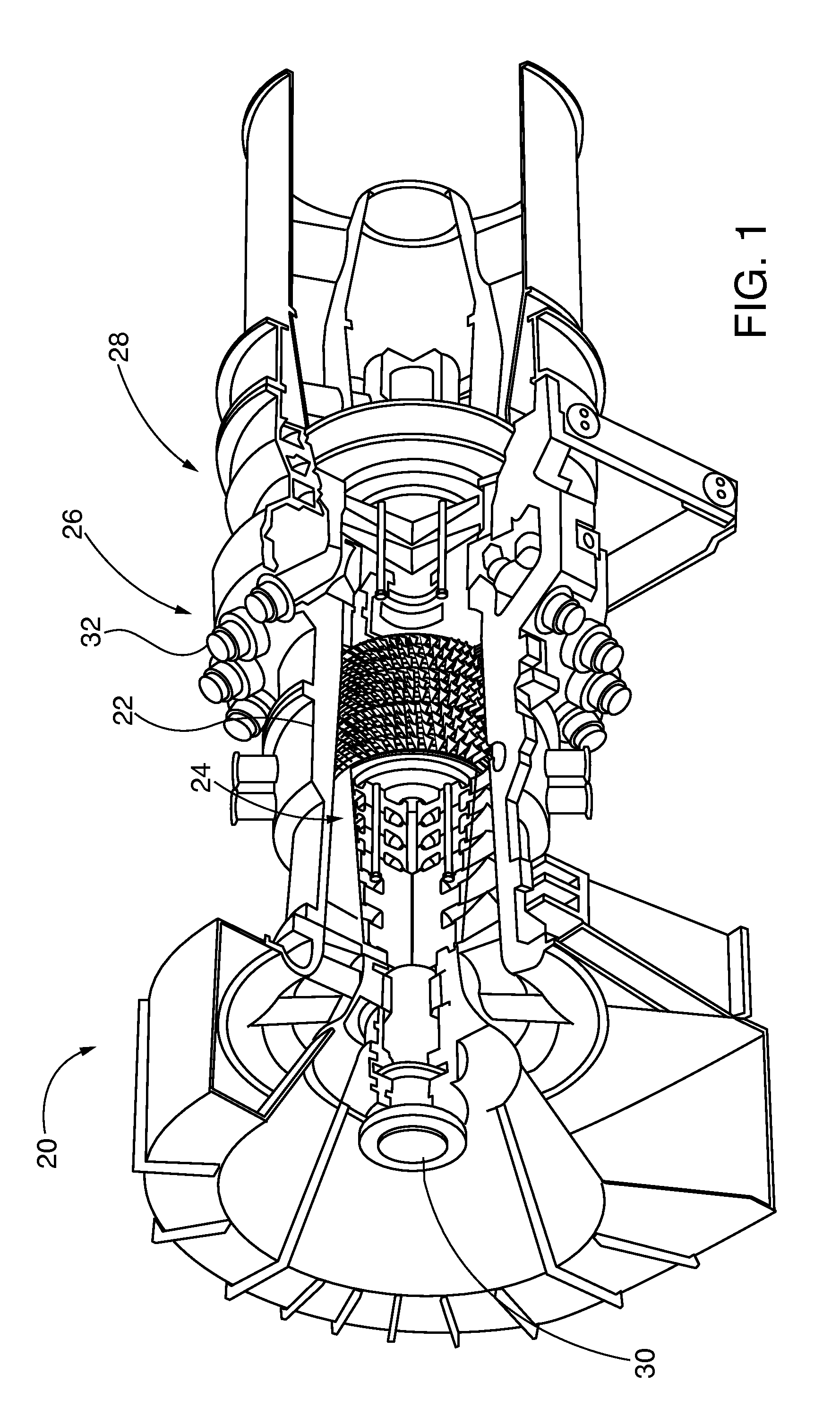 Gas turbine engine combustor basket with inverted platefins