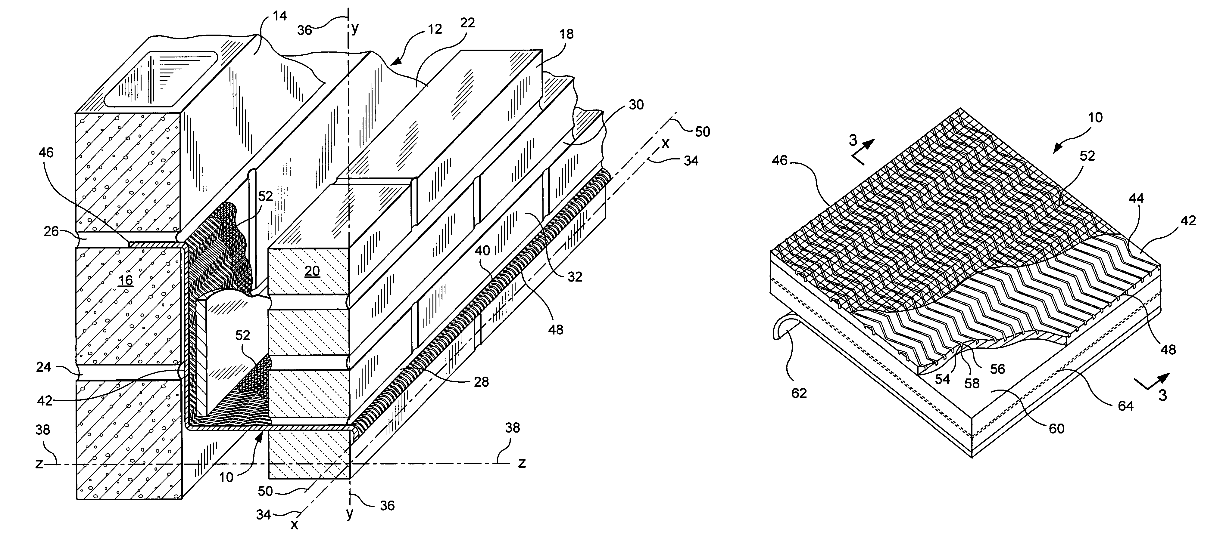 Channeled masonry flashing