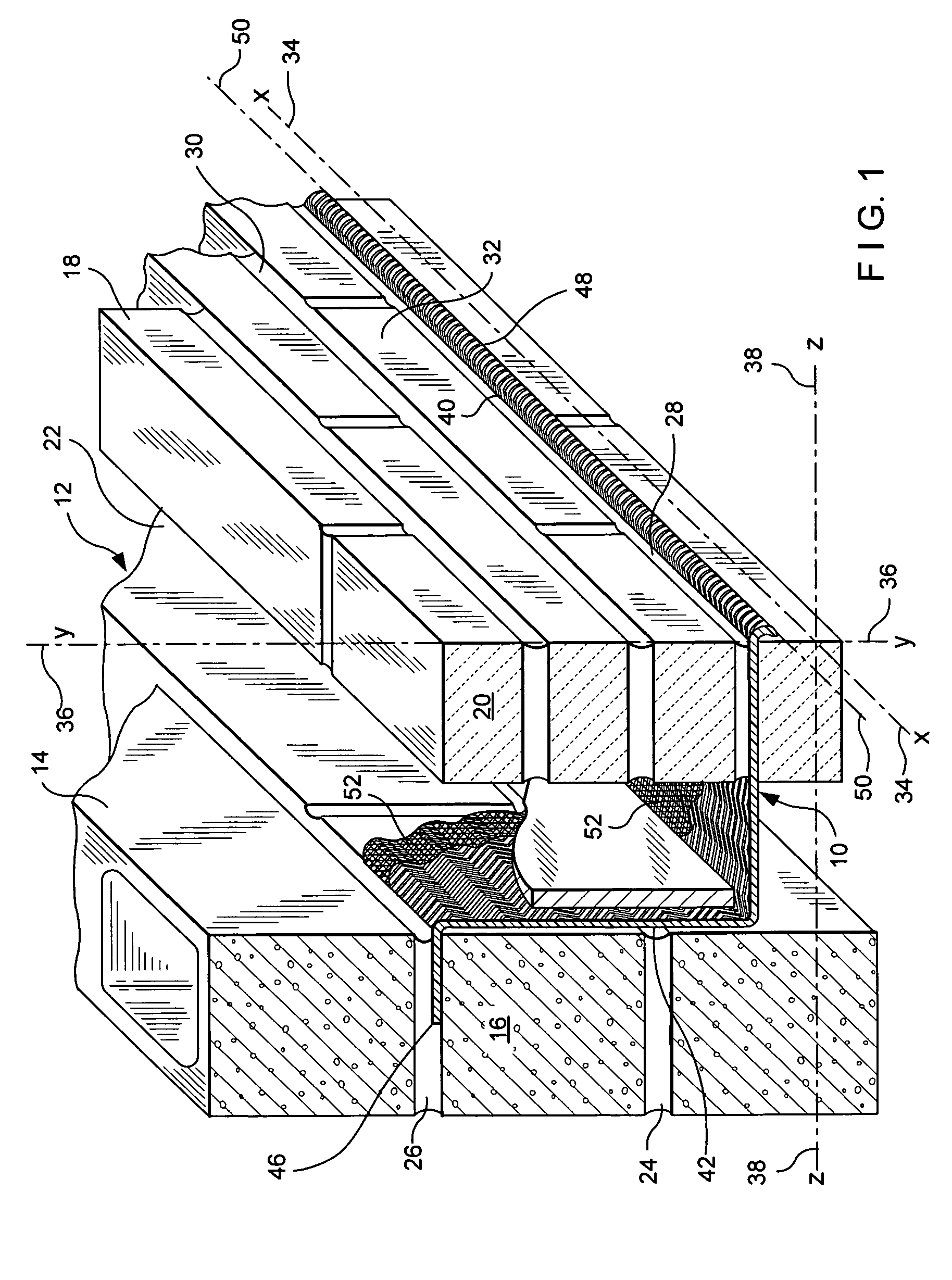 Channeled masonry flashing