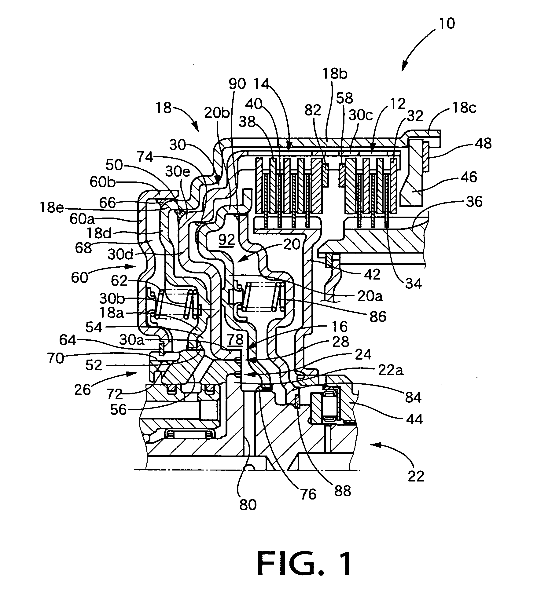 Clutch Device for Automatic Speed Changer