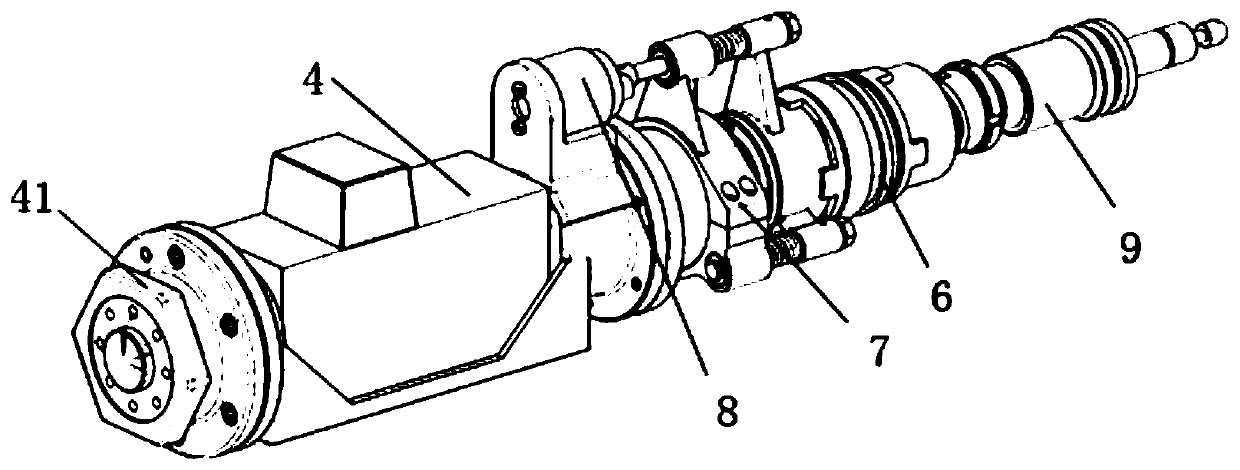 Non-structure freeform curved surface grinding device