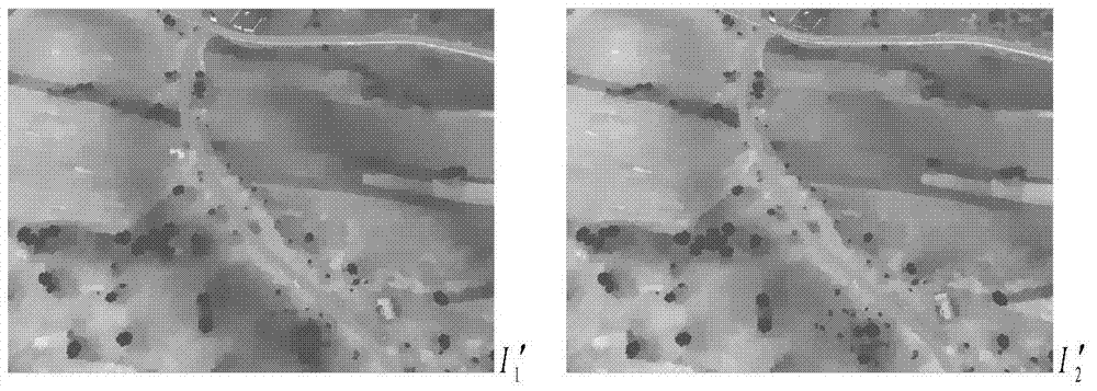 A high-resolution visible light image target change detection method