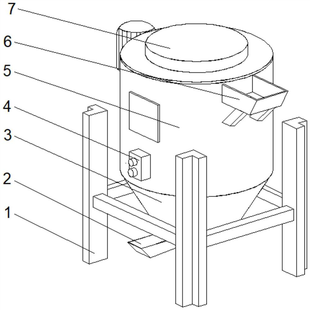 A feeding device for livestock breeding