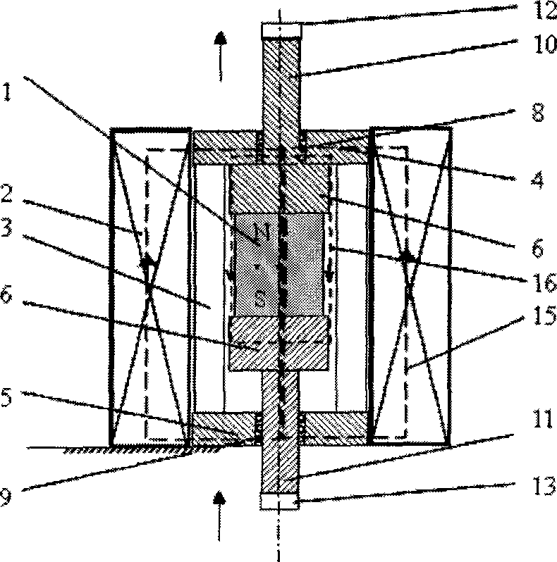 Electromagnetic permanent magnet combined driving apparatus