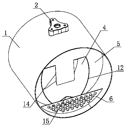 Engine tail gas aftertreatment mixing device