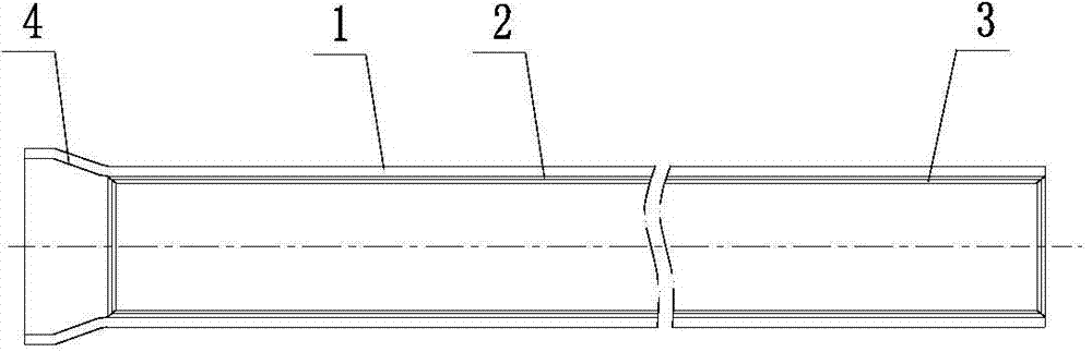 Plastic-lined socket and spigot coast iron pipe and manufacturing process thereof