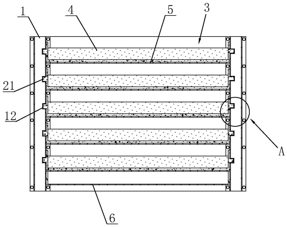 A green wall concrete structure and its construction technology