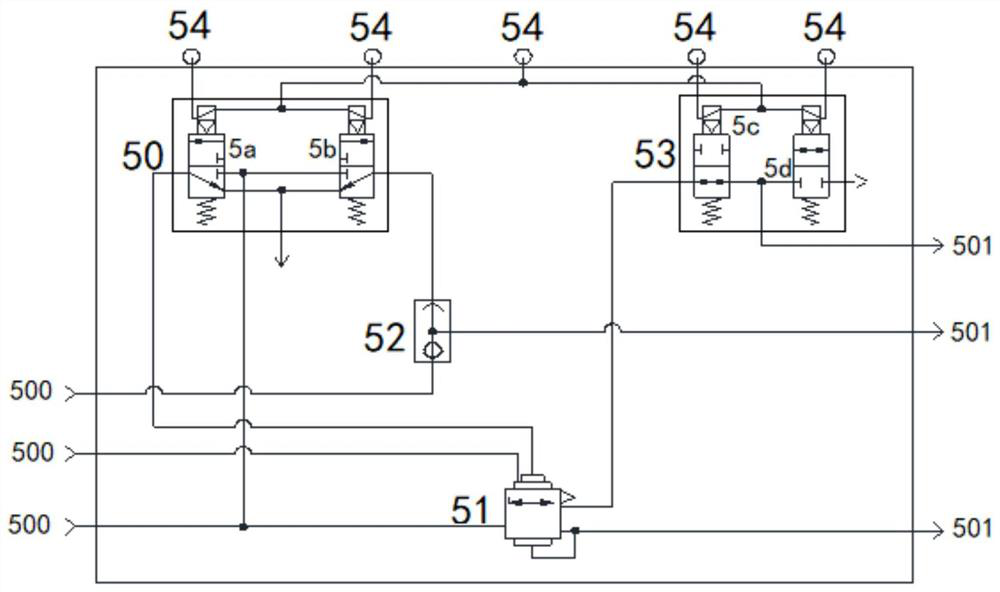 Air brake auxiliary system for hill starting