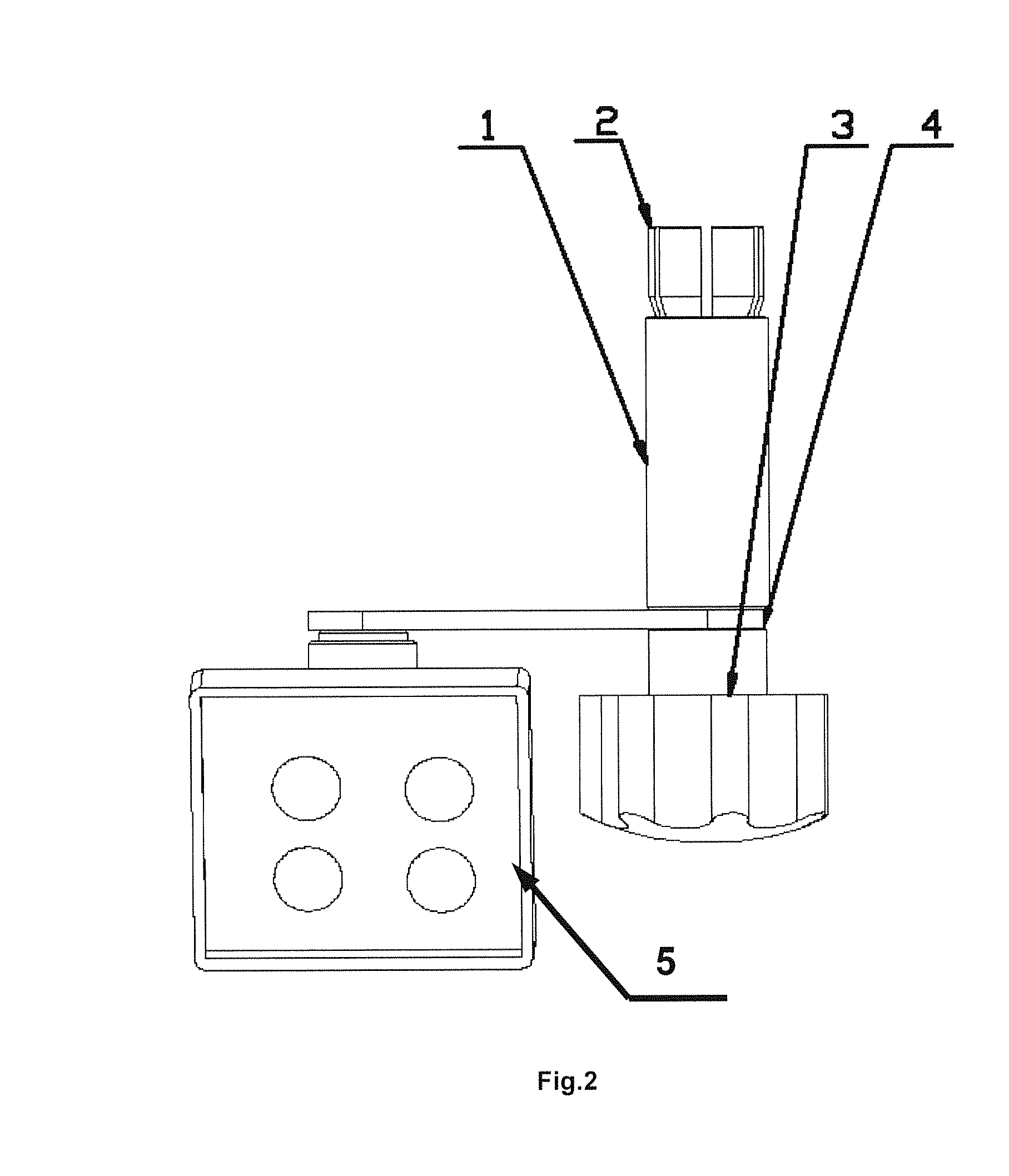 Single-point clamp of four-wheel aligner for vehicles and a using method thereof