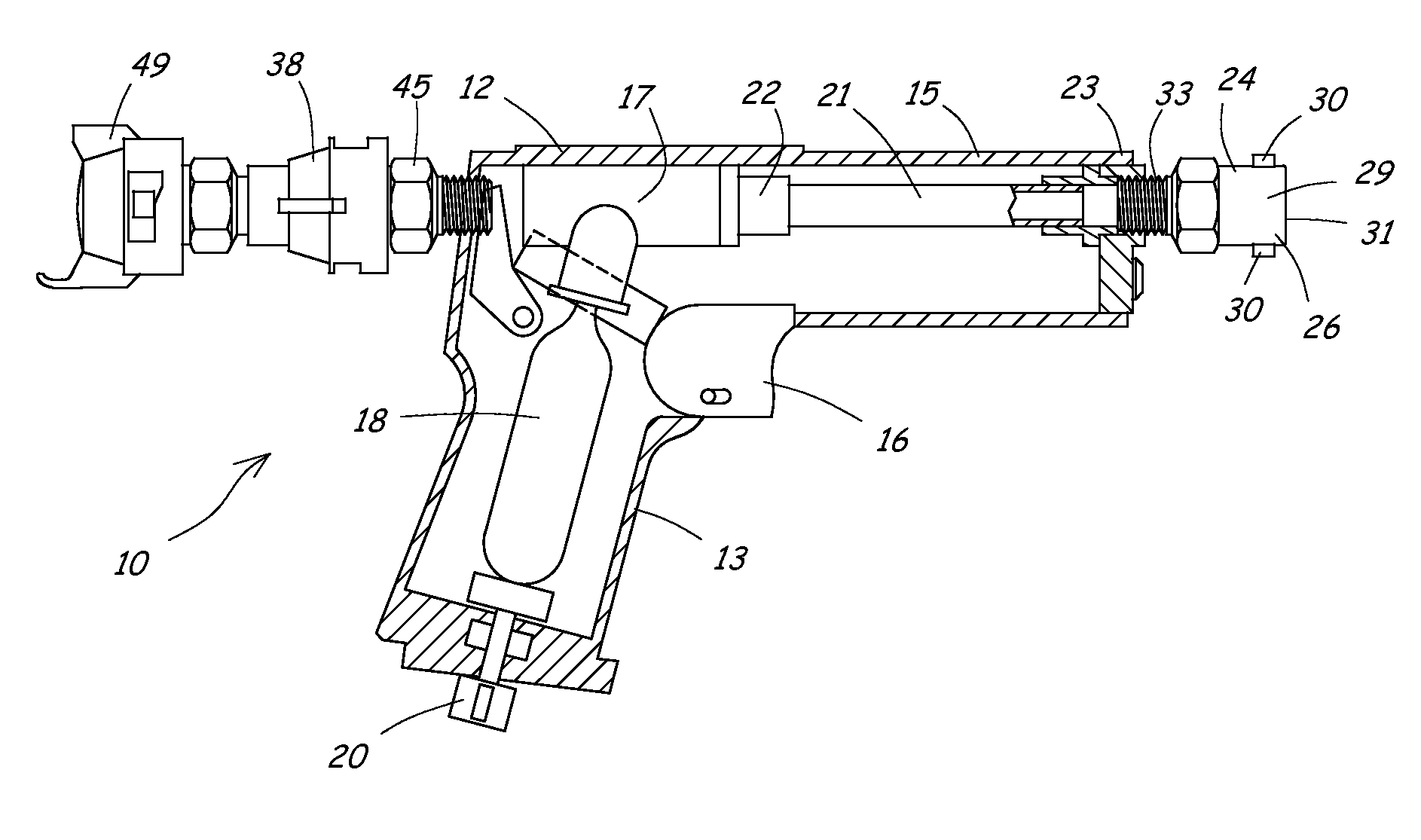 Handheld device and method for clearing obstructions from spray nozzles