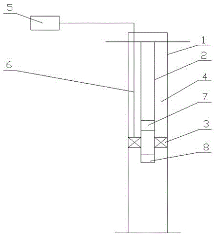 Testing method of oil well downhole rapid testing system