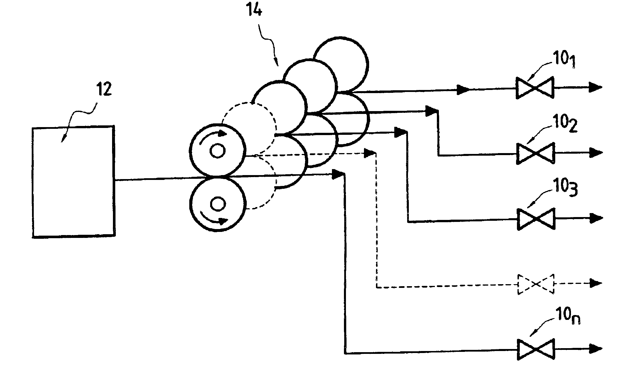 System for injecting fuel into a turbomachine