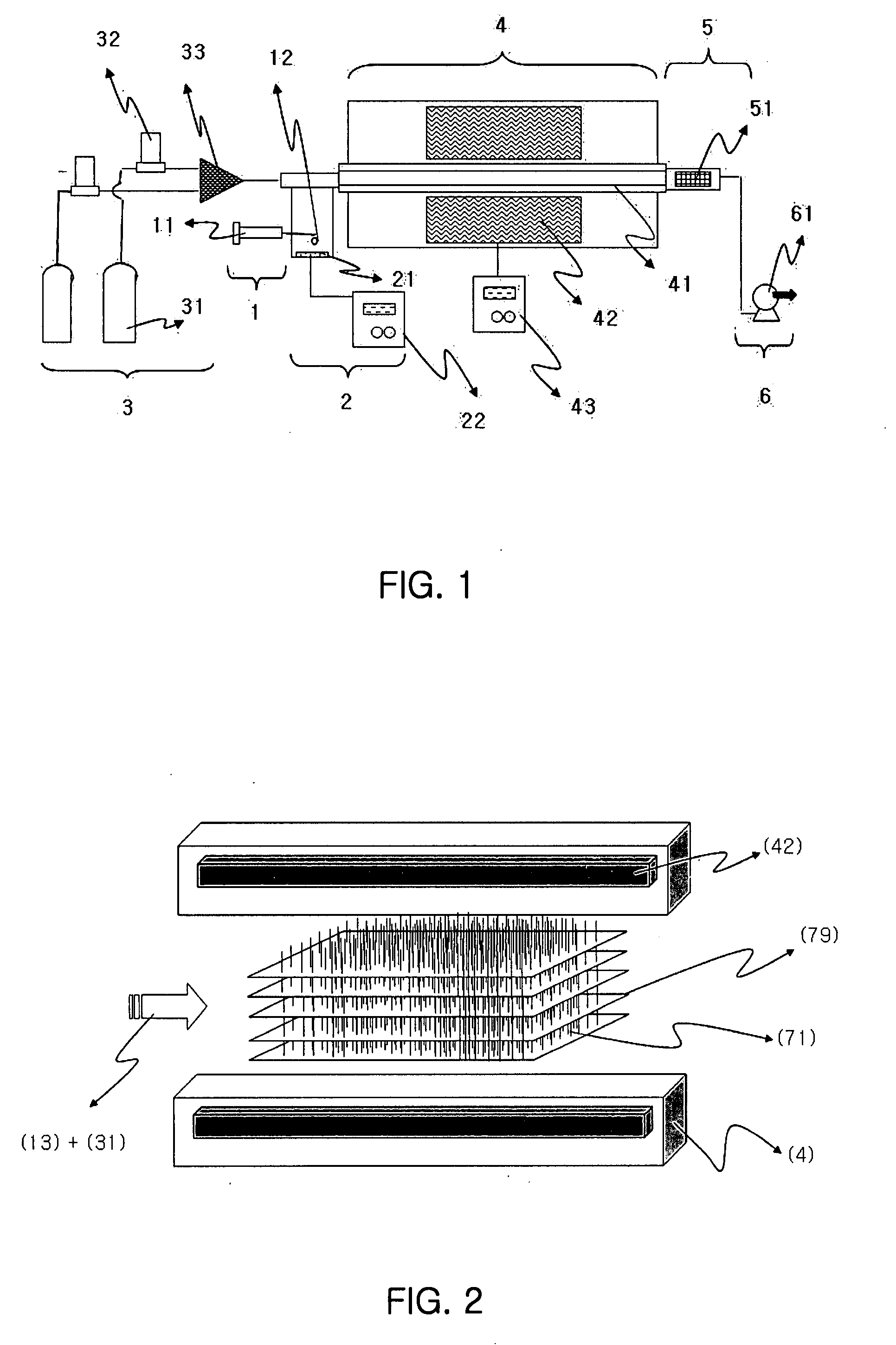 Method and apparatus for synthesizing carbon nanotubes using ultrasonic evaporation