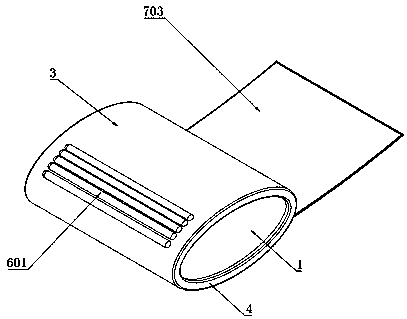 Household polyurethane pillow convenient to wash