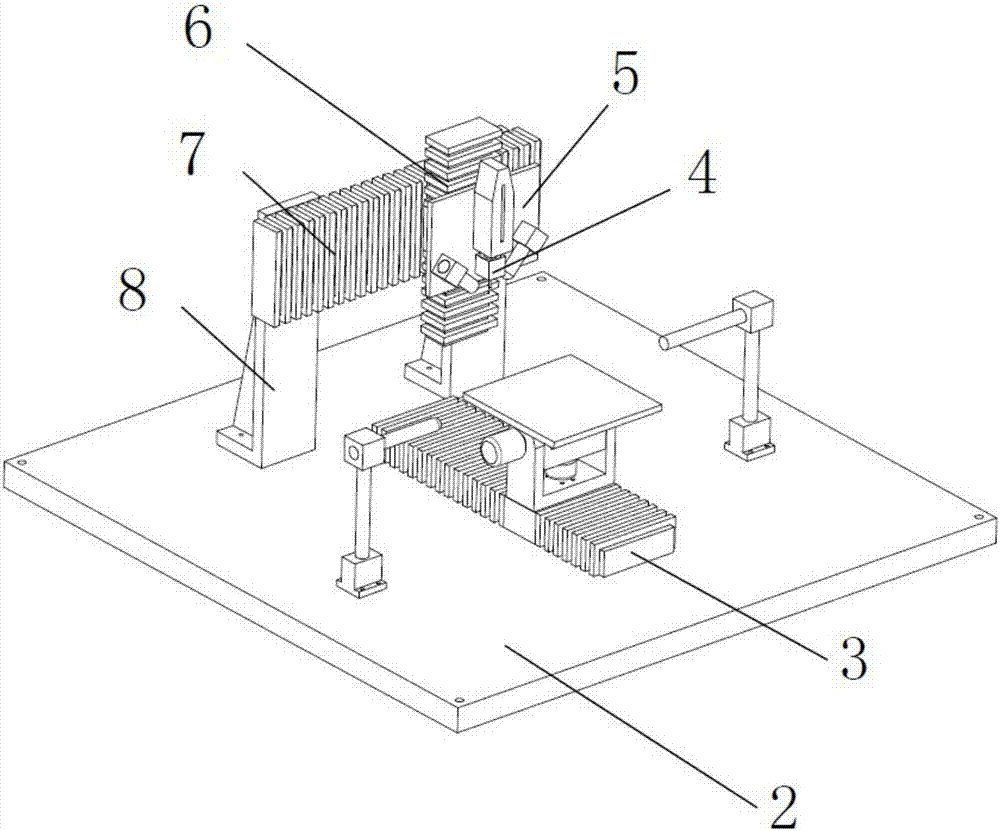 An electrohydrodynamic printing device for a curved substrate and a control method thereof