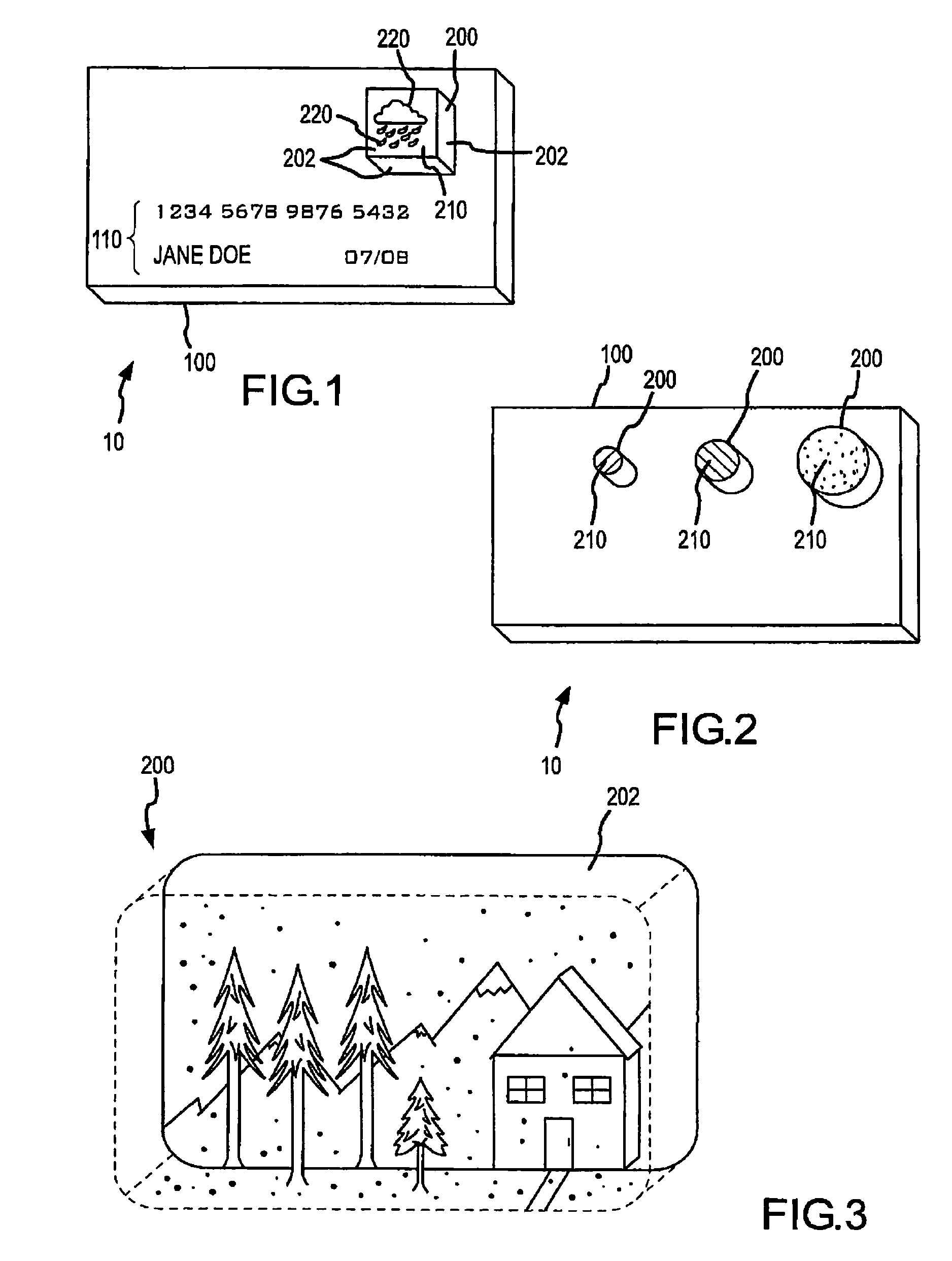 Chambered presentation instruments and methods