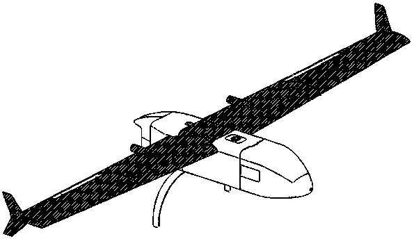 Rotatable and telescopic plane wing connection structure