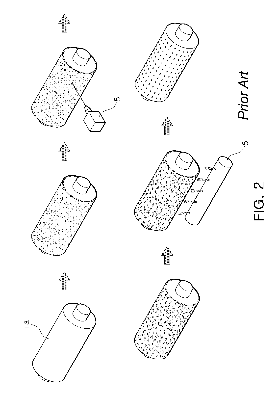 Method and apparatus for surface treatment of roll