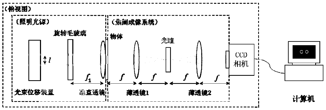 Imaging-based micro-distance measuring device, method and equipment