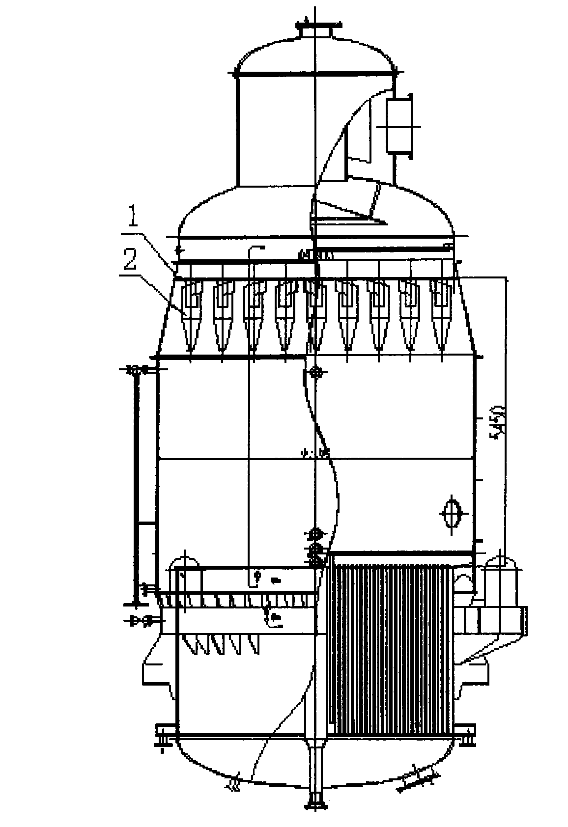 Whirlwind type separation juice extracting method and equipment