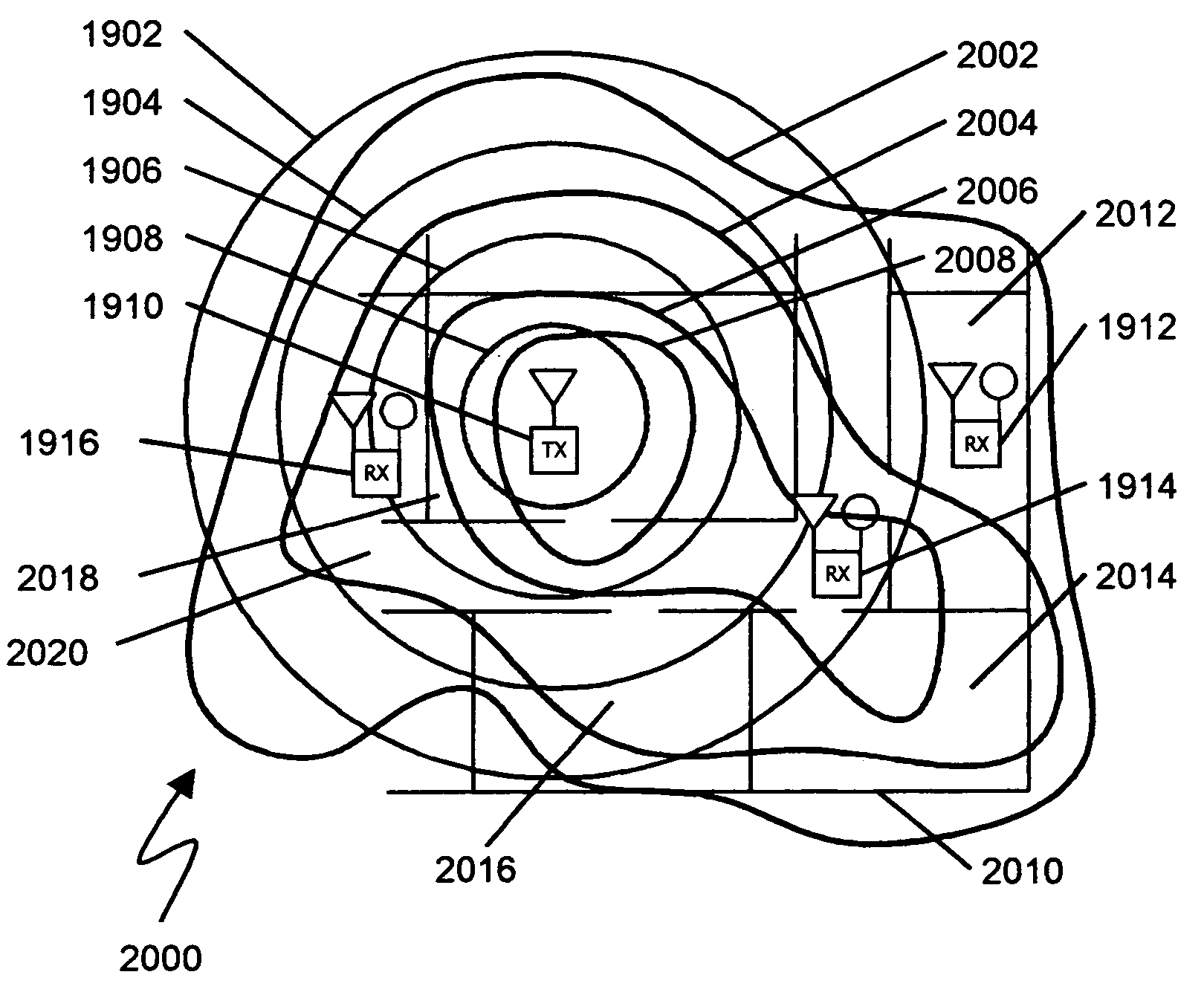 Near field electromagnetic positioning system and method
