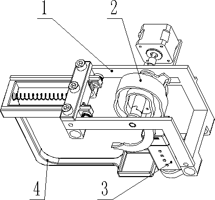 A stamping type automatic stamping machine