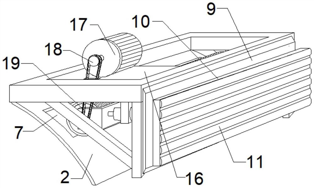 Road roller wheeler interval buffer protection assembly and using method