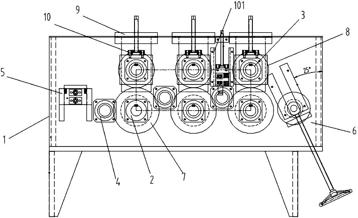 Pipe reeling machine tool and pipe reeling method