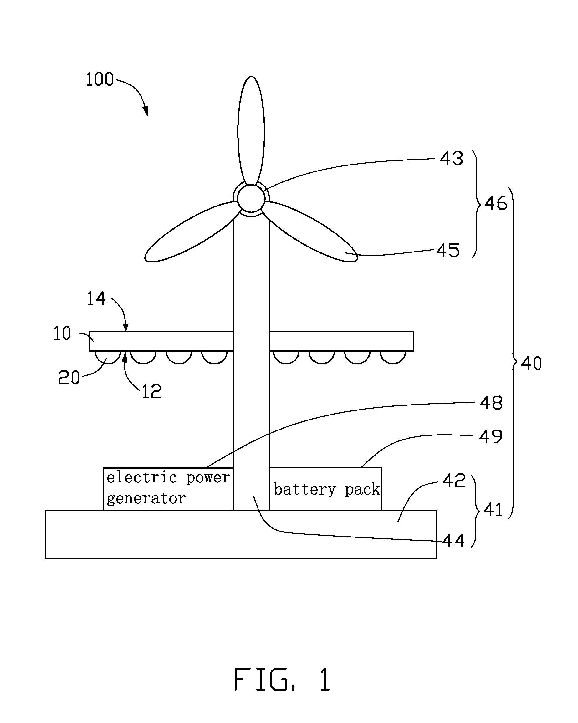 Outdoor lighting device