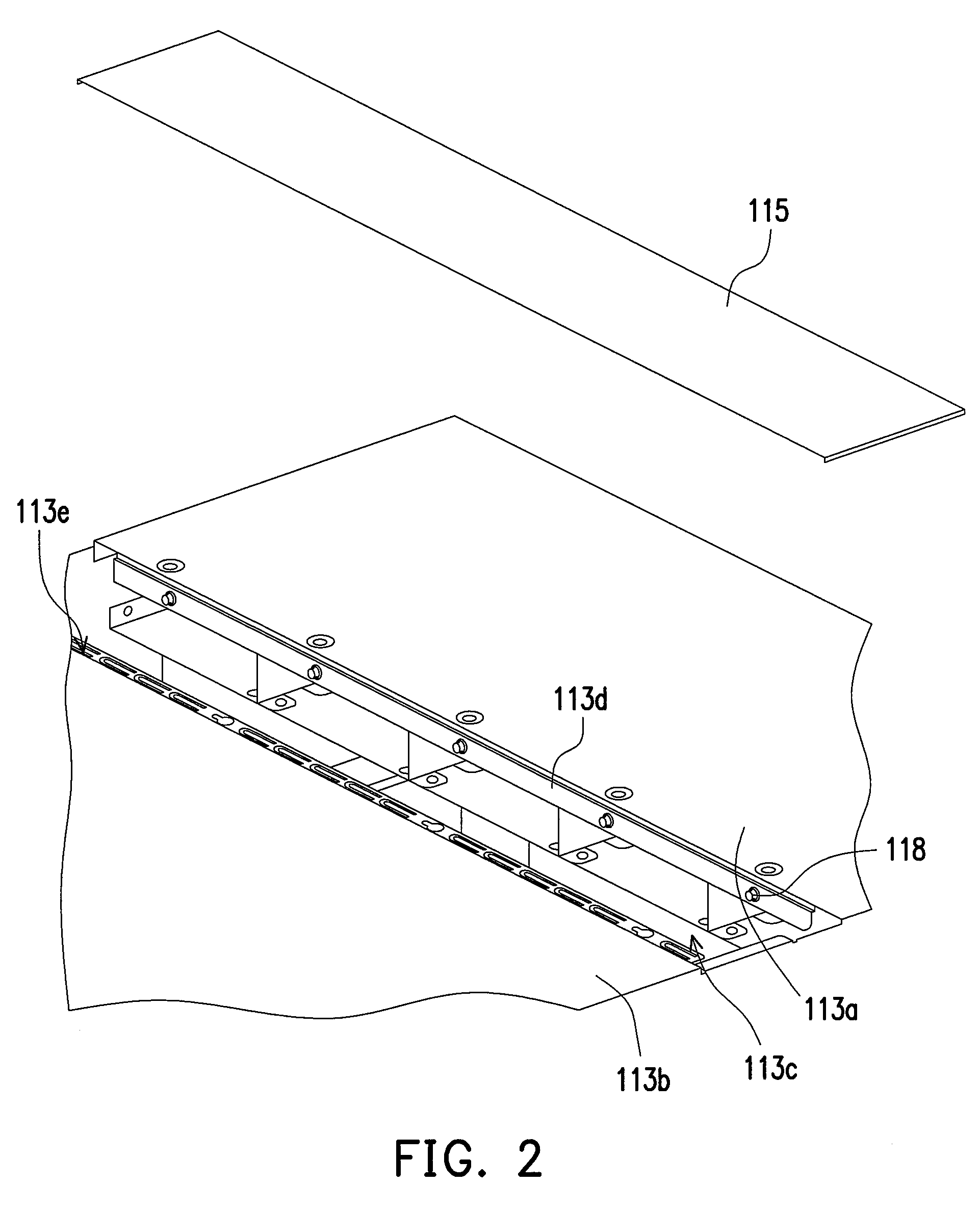 Layout structure of server chassis