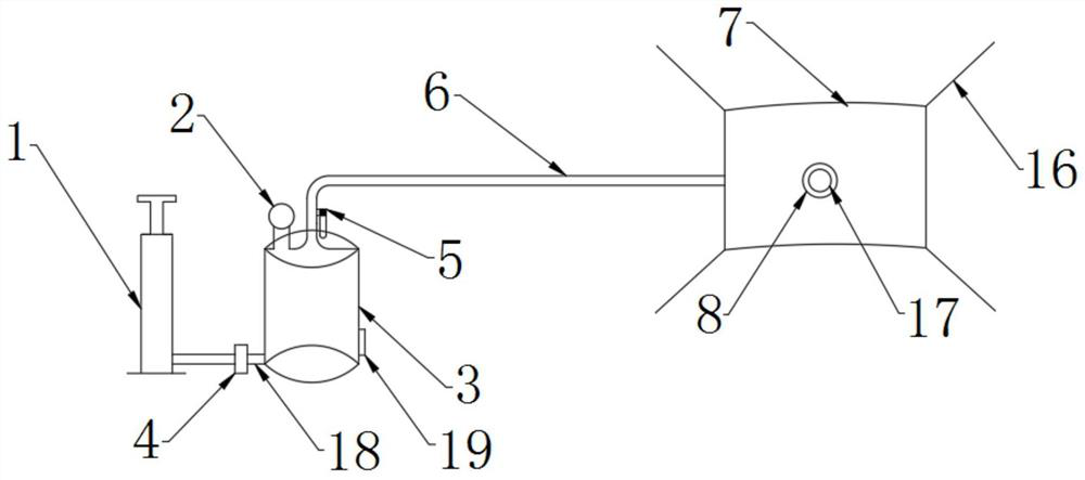 A fully pneumatic portable air purification system for mines