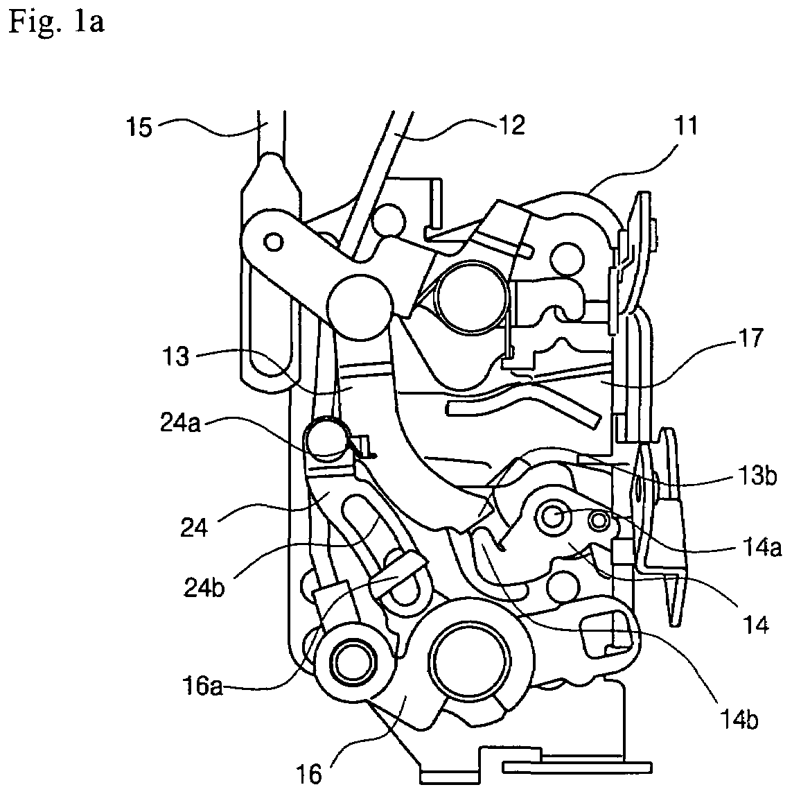 Jam-resistant door latch assembly for vehicles