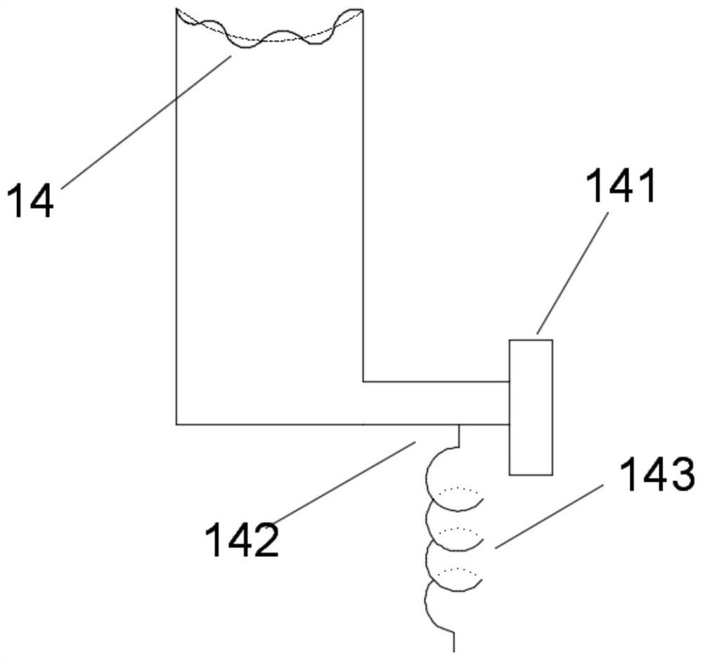 Chalk processing box suitable for being mounted on platform