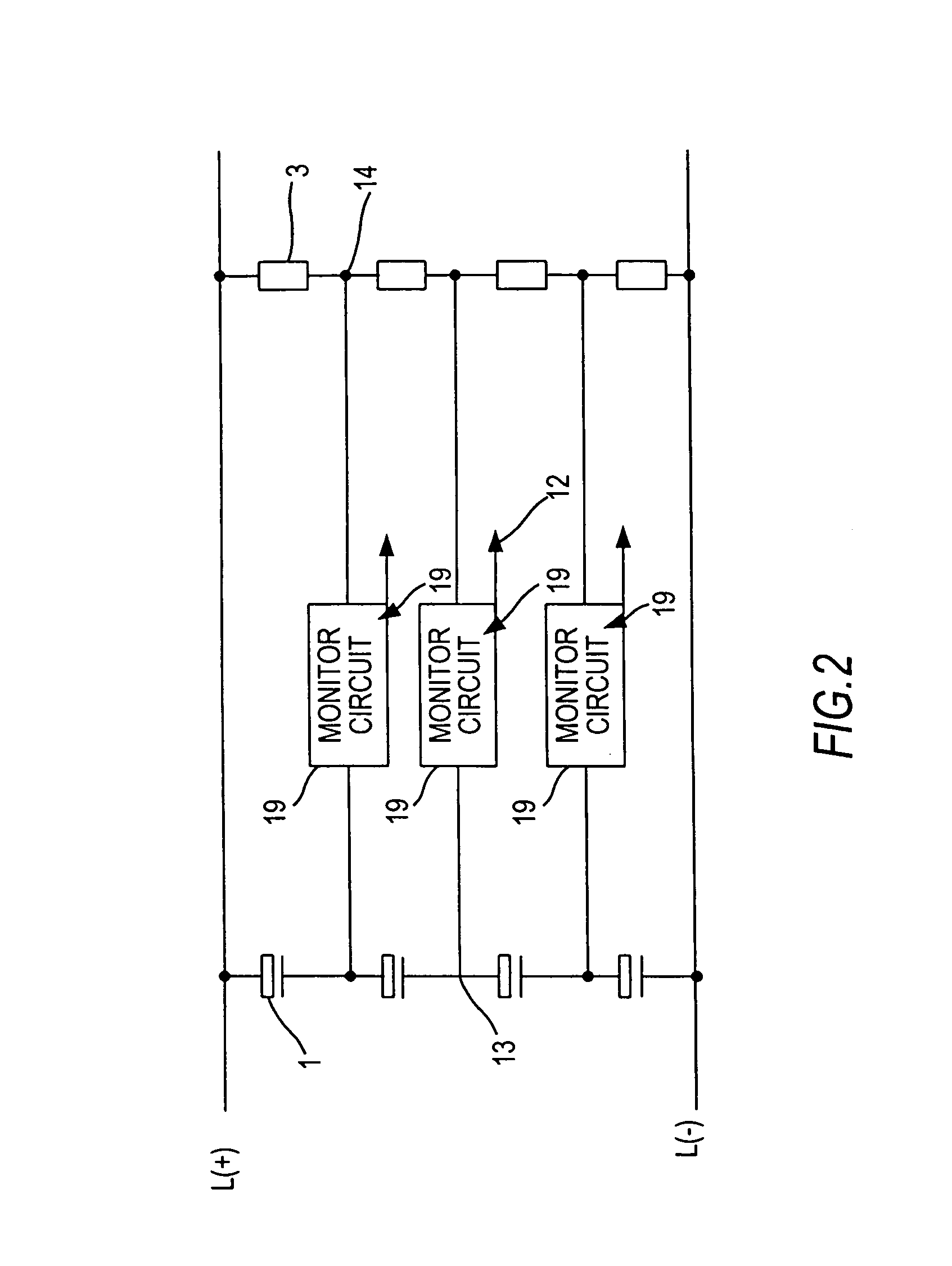 Intermediate circuit capacitor short-circuit monitoring