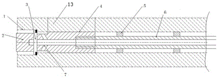 Machining process for marine propeller shaft with length of 22 metres and hollow middle