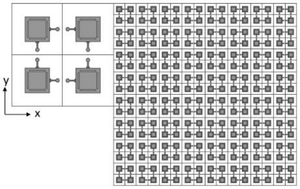 Design method of fully-polarized reconfigurable planar reflective array antenna technology